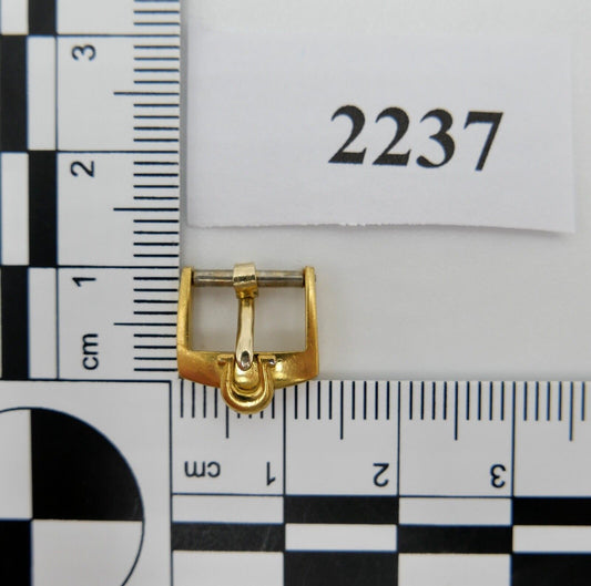 ORIGINAL alte OMEGA Dornschließe VERGOLDET PLAQUE Armbanduhr 10mm CLASP BUCKLE - Antikhandel-Stuttgart