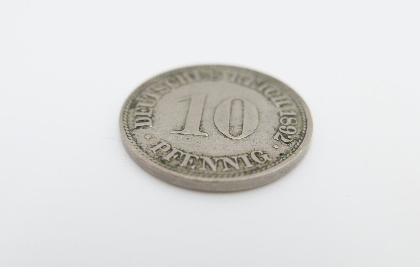 10 Pfennig Kaiserreich 1892 F Jäger J. 13 VZ-STG Vorzüglich - Stempelglanz - Antikhandel-Stuttgart
