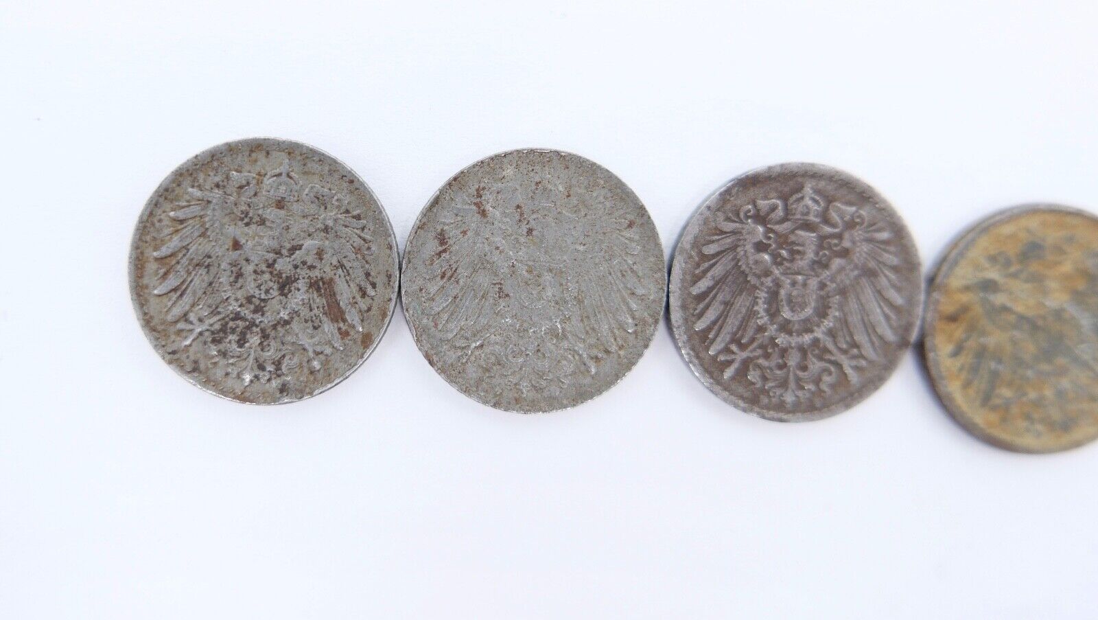 5x 5 Pfennig J.297 ss-vz 1922 1918 1917 Deutsches Reich - Antikhandel-Stuttgart