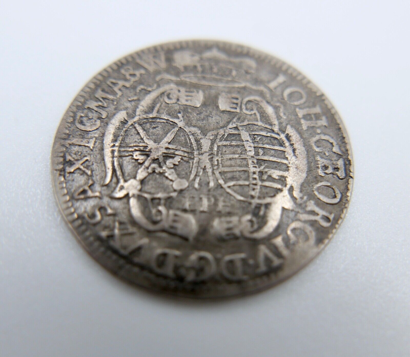 Sachsen 1/12 Taler 1694 Johann Georg IV. Silber in ss - Antikhandel-Stuttgart