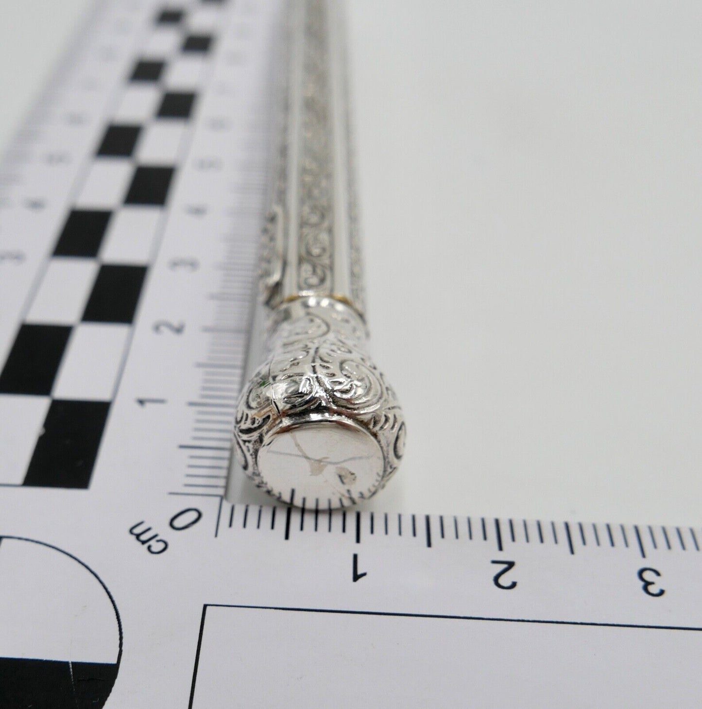 Jugendstil Bleistift Silber 800 / 900 Floral - Antikhandel-Stuttgart