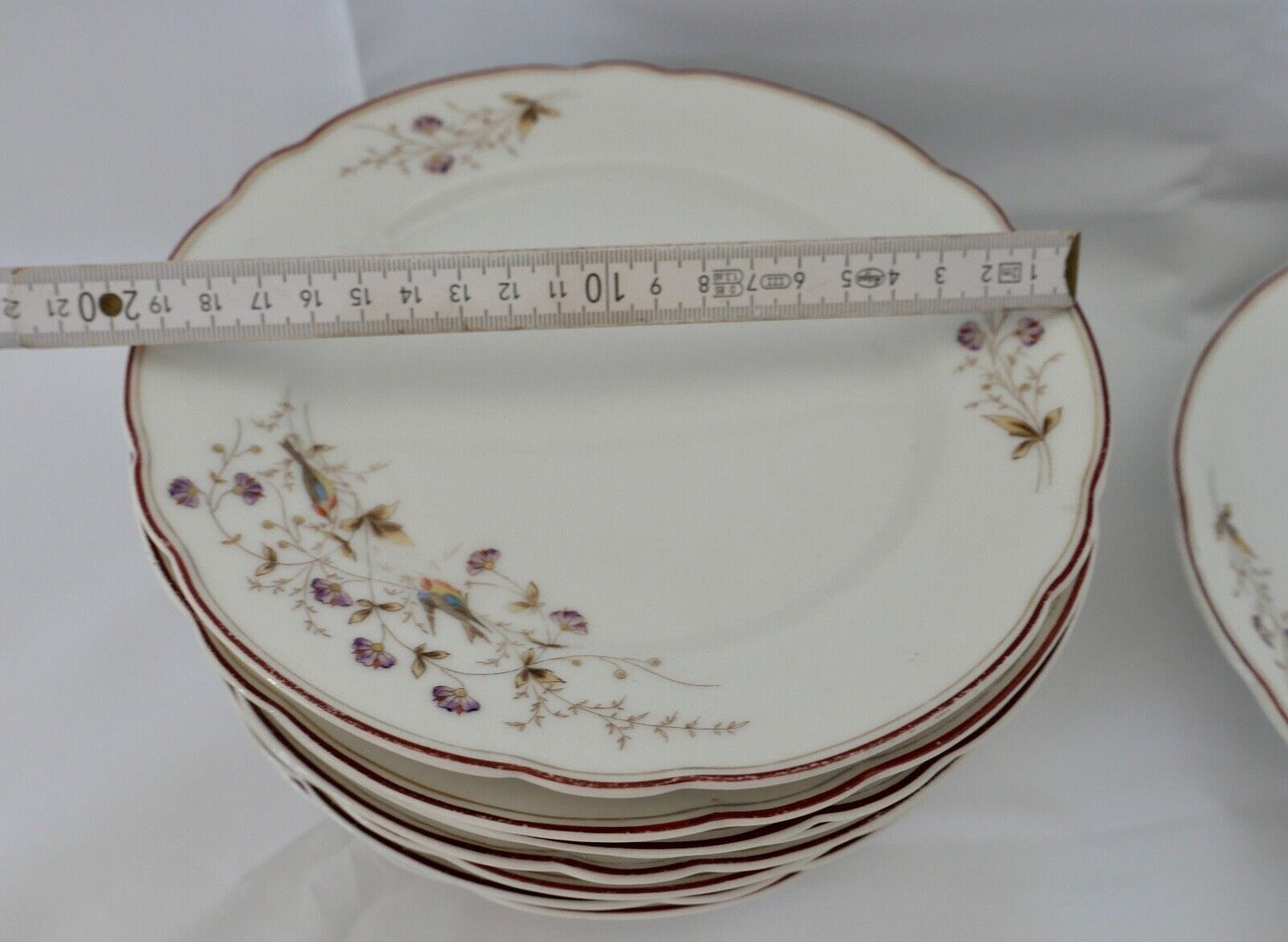 Antikes Jugendstil Friedrich Kaestner Kästner Porzellan 1884-1932 VEILCHEN - Antikhandel-Stuttgart