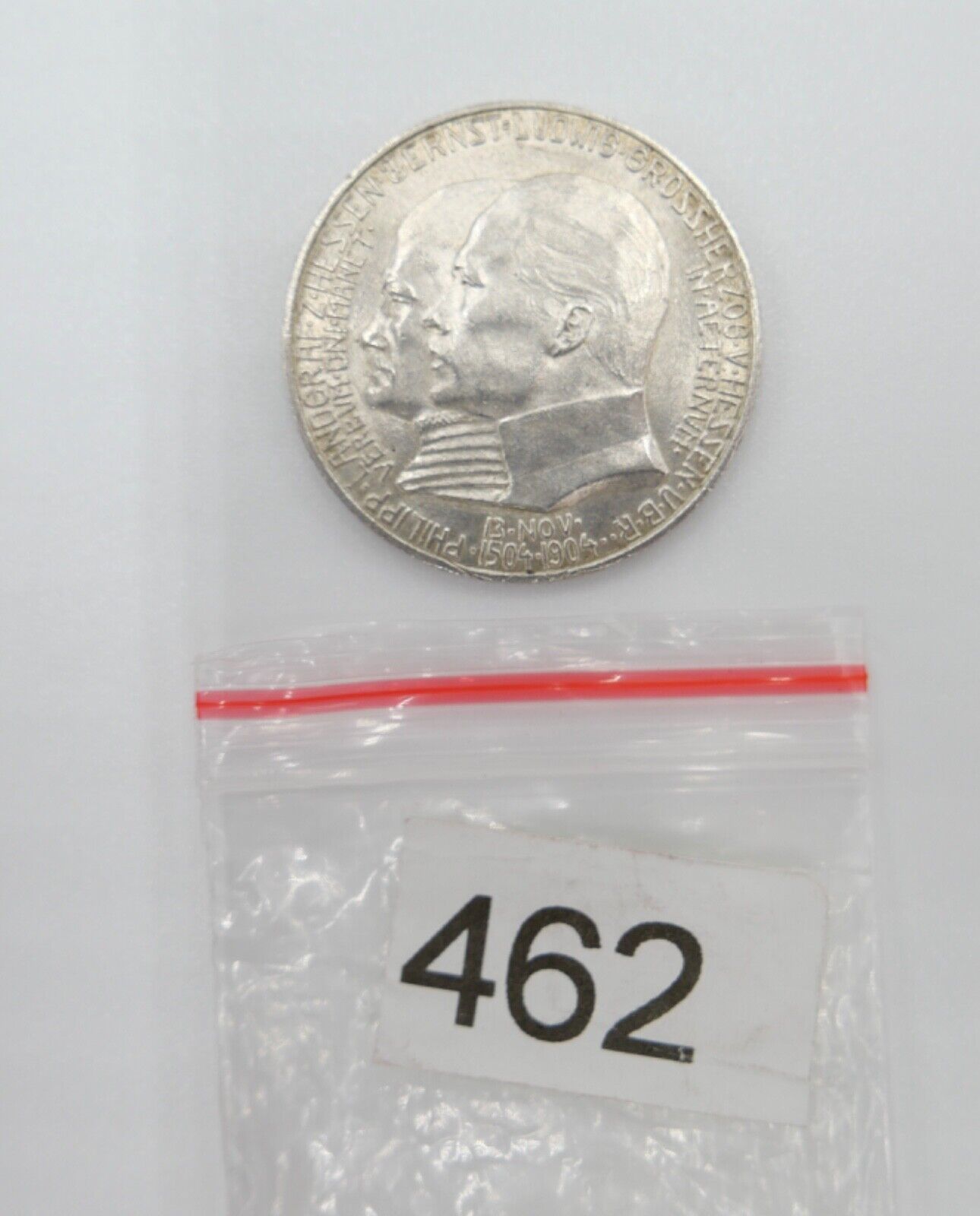 HESSEN 2 Mark 1904 A Ernst Ludwig 1892 - 1918 Geburtstag Philipps J.74 Jäger - Antikhandel-Stuttgart