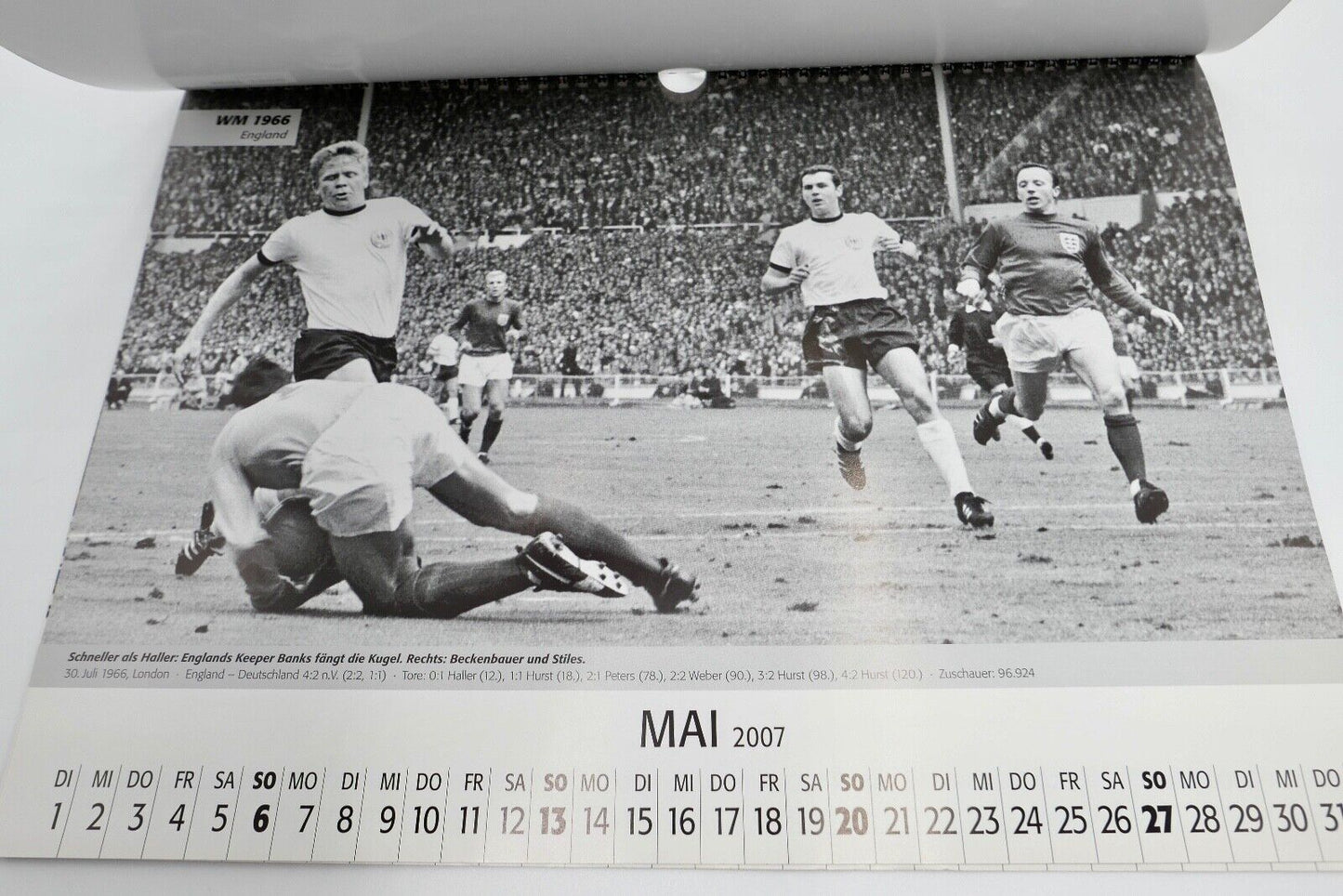 HISTORY 2007 Kalender Die Deutsche Fußball Nationalmannschaft Sport Highlights - Antikhandel-Stuttgart