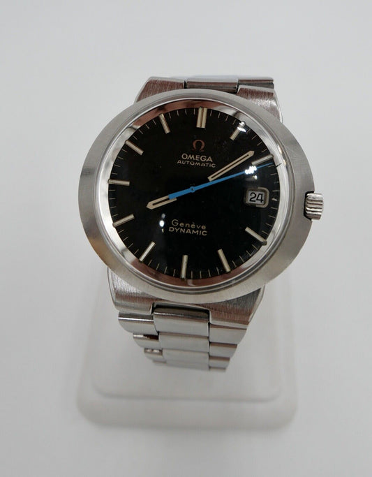 1970er Jahre Herrenuhr OMEGA Genéve Dynamic Automatic Kal. 565 original Band Ø41 - Antikhandel-Stuttgart