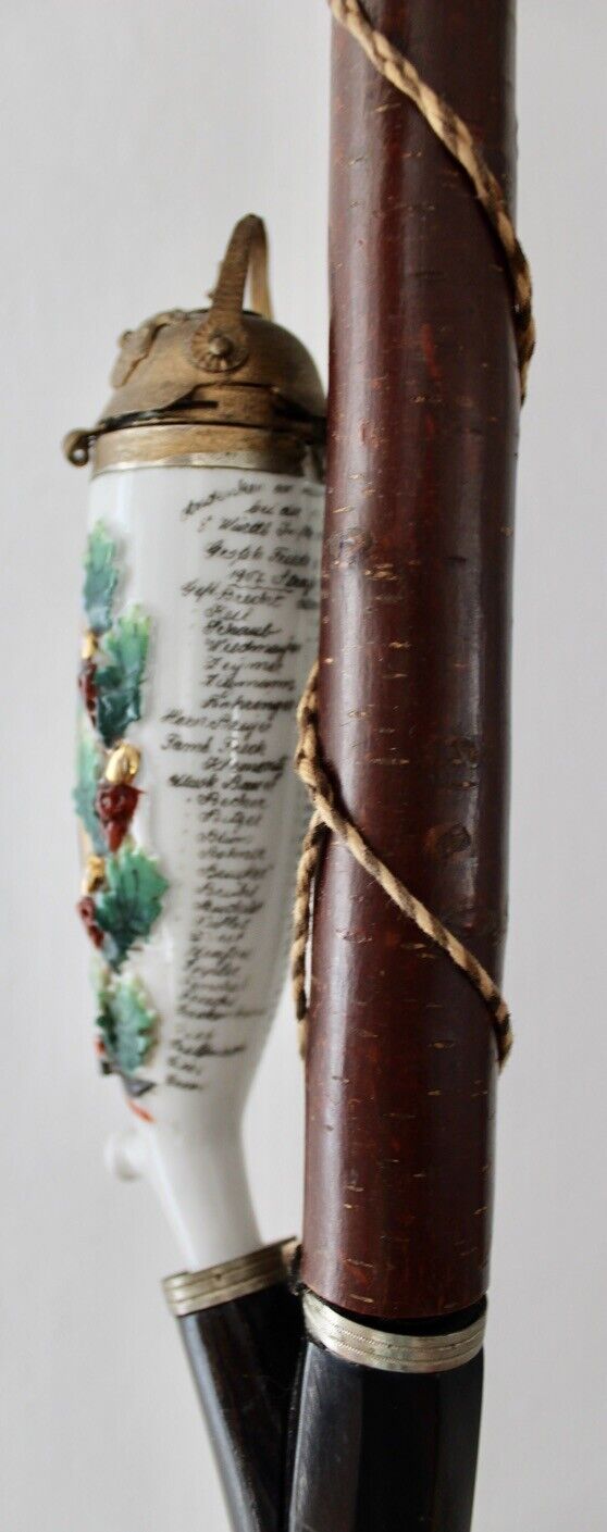 Reservistenpfeife Pfeife 1907 1909 Württ. Infanterie 11 Comp Reg 126 Straßburg - Antikhandel-Stuttgart