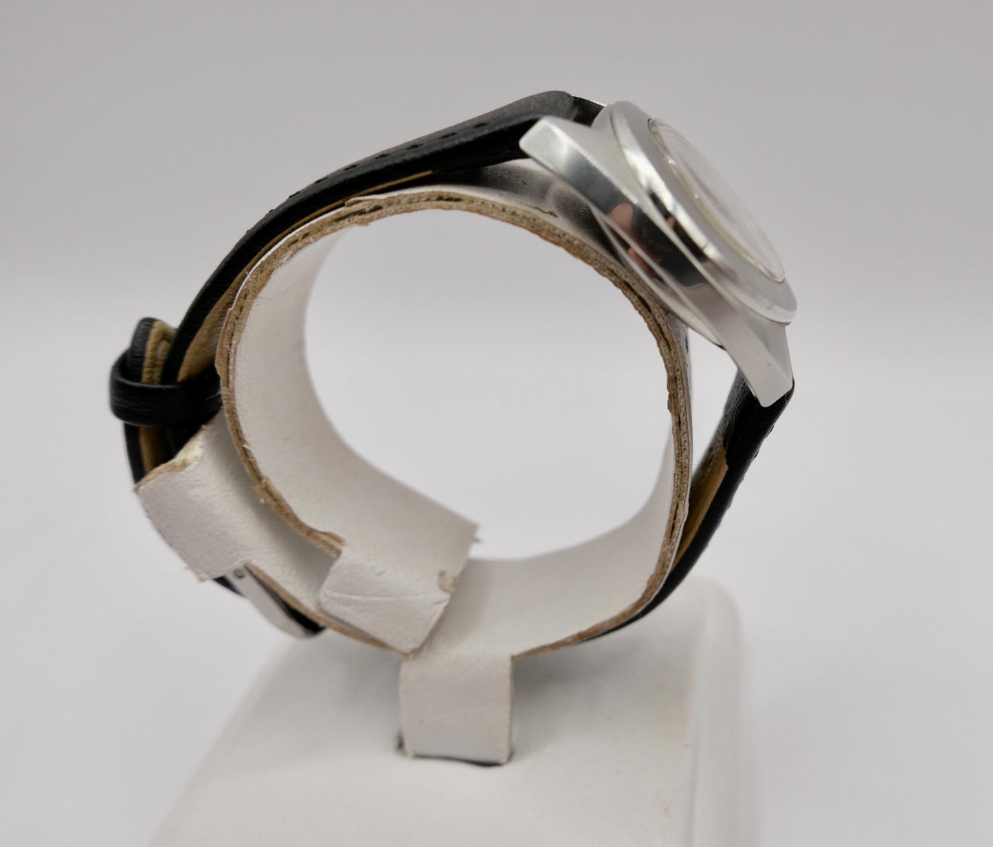 70er Eterna-Matic Sahida Damenuhr Automatic graues Zifferblatt 161T Cal. 12671