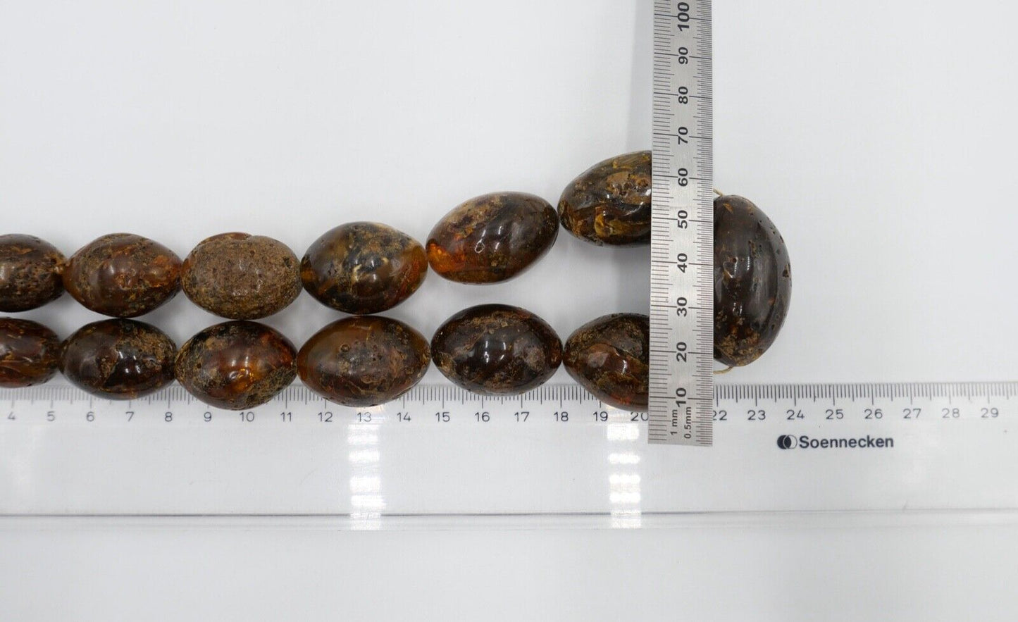 vintage alt XXL Bernstein Kette Halskette Collier Amber 115,6 gr - Antikhandel-Stuttgart