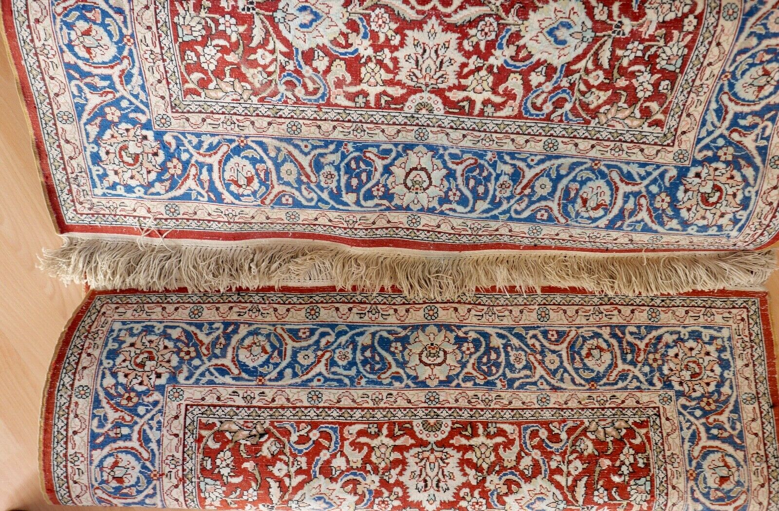 Orientteppich China Seide Handgeknüpft 132x78 cm ca. 8100000 Knoten / qm - Antikhandel-Stuttgart