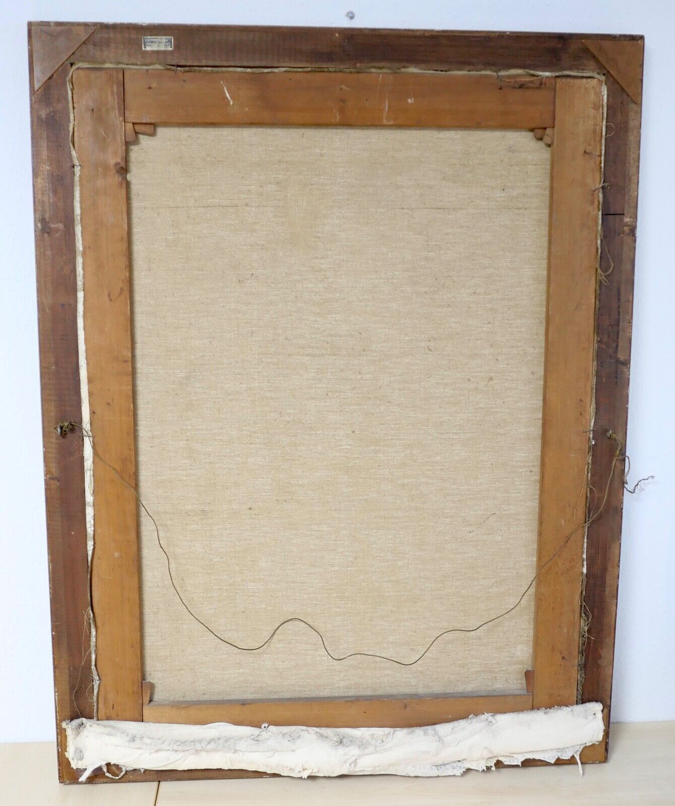 136 x 106 cm MONOGRAMMIST A.B. / A.V. Maler 19. Jh. " Gelehrter im Pelzmantel " - Antikhandel-Stuttgart