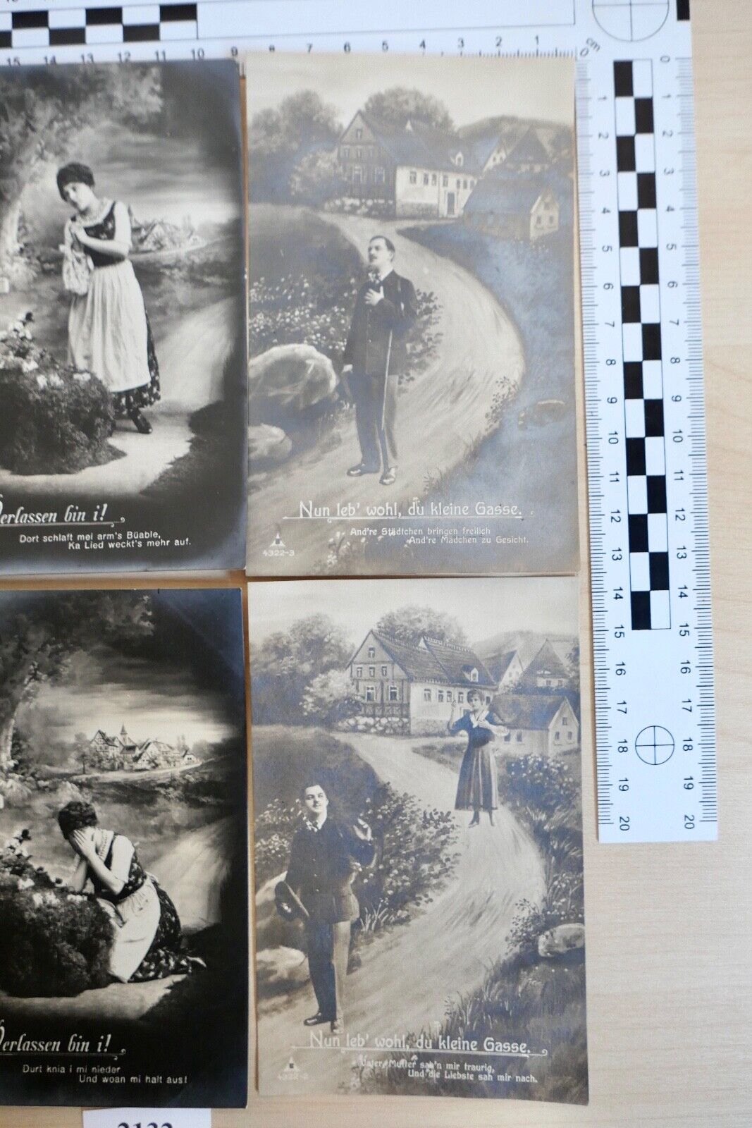 antike Ansichtskarten Postkarten Briefmarken TRAUER deutsches Reich - Antikhandel-Stuttgart