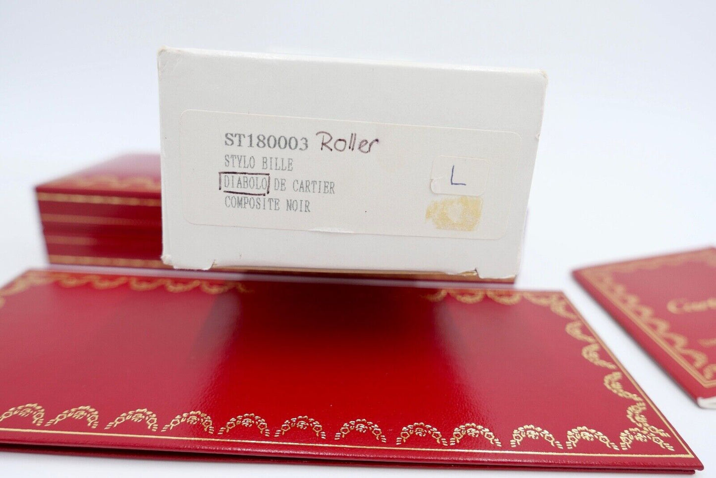 NEUwertig Vintage CARTIER ST18003 DIABOLO Composite Noir Kugelschreiber Roller - Antikhandel-Stuttgart