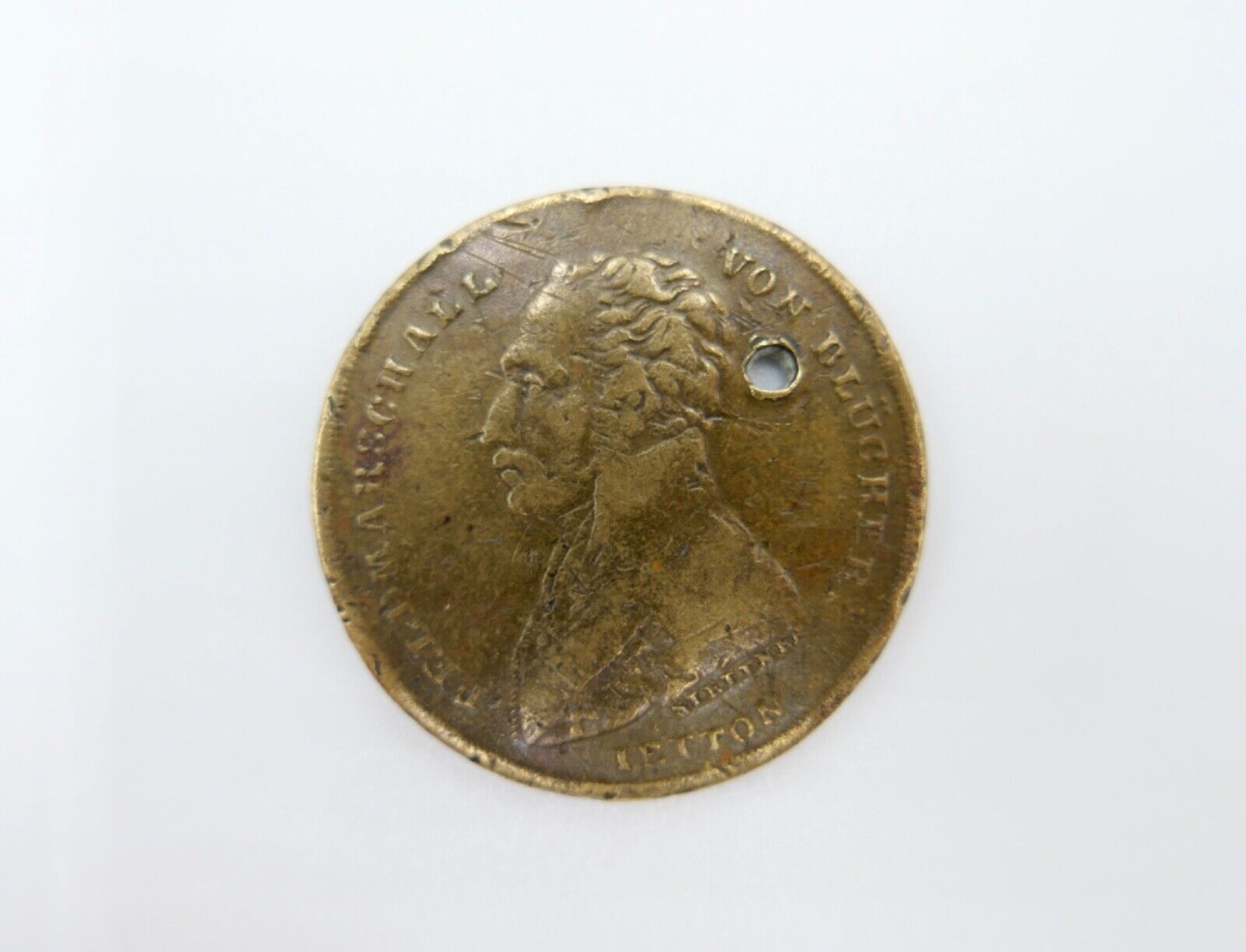 1814 Nürnberger Rechenpfennig SCHLACHT von BRIENNE BLÜCHER coin Medallie IETTON - Antikhandel-Stuttgart