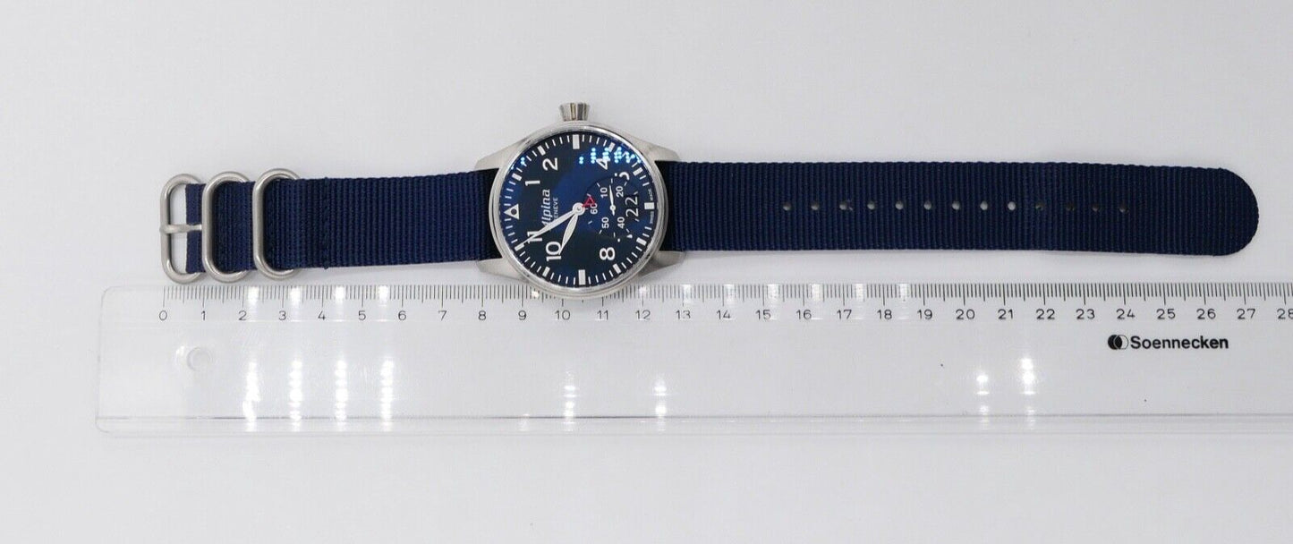 Alpina Startimer Pilot AL280X4SP26 UHR NEUwertig mit BOX 44 mm BIG DATE Blau - Antikhandel-Stuttgart