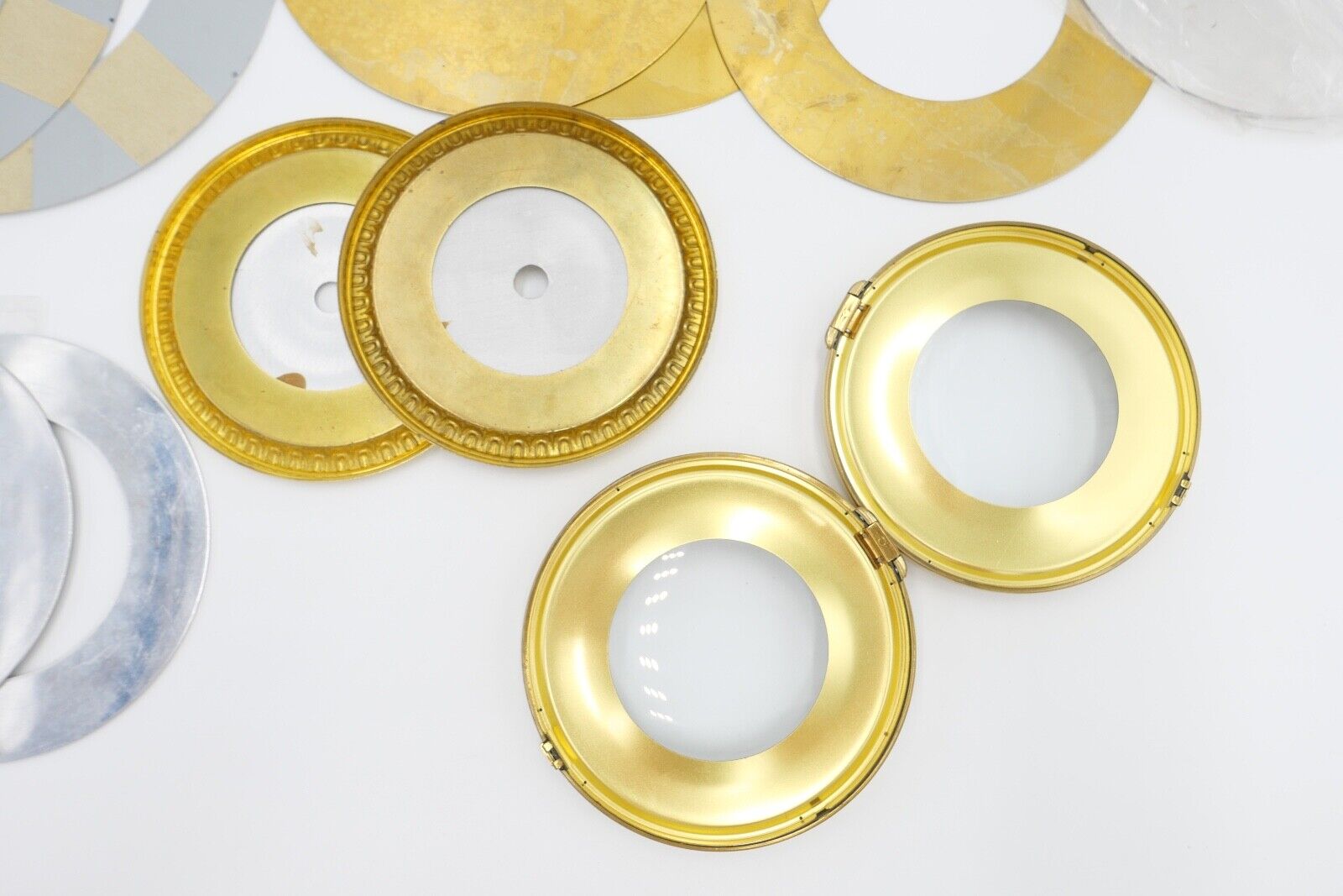 NEU Posten Uhrmacherauflösung Zifferblatt Ersatzteile Aluminium Messing Kaminuhr - Antikhandel-Stuttgart