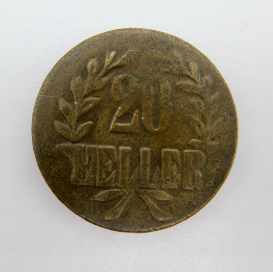 20 Heller 1916 T Deutsch Ost Afrika Münzen DOA N 727b - Antikhandel-Stuttgart