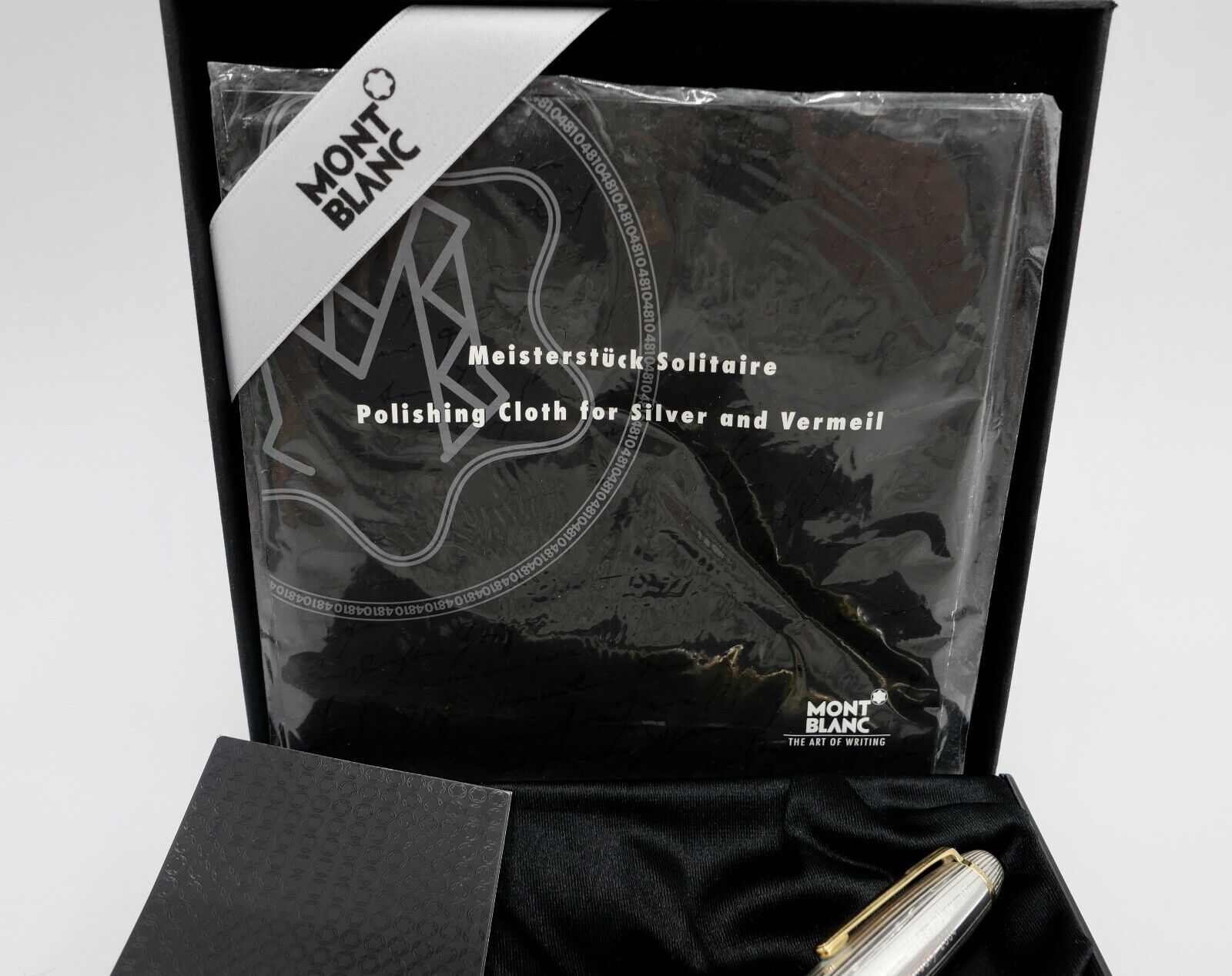 MONTBLANC Kolbenfüller Solitaire Le Grand MEISTERSTÜCK 1468 Silber GETRAG WHEEL - Antikhandel-Stuttgart