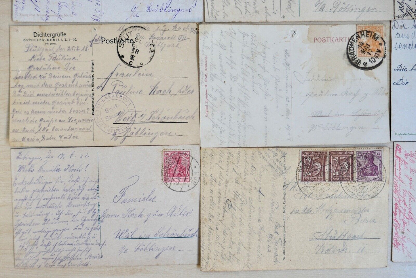 antike Ansichtskarten Postkarten Briefmarken STÄDTE LANDSCHAFTEN deutsches Reich - Antikhandel-Stuttgart