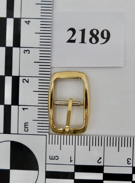 ORIGINAL alte OMEGA Dornschließe VERGOLDET PLAQUE Armbanduhr 10mm CLASP BUCKLE - Antikhandel-Stuttgart