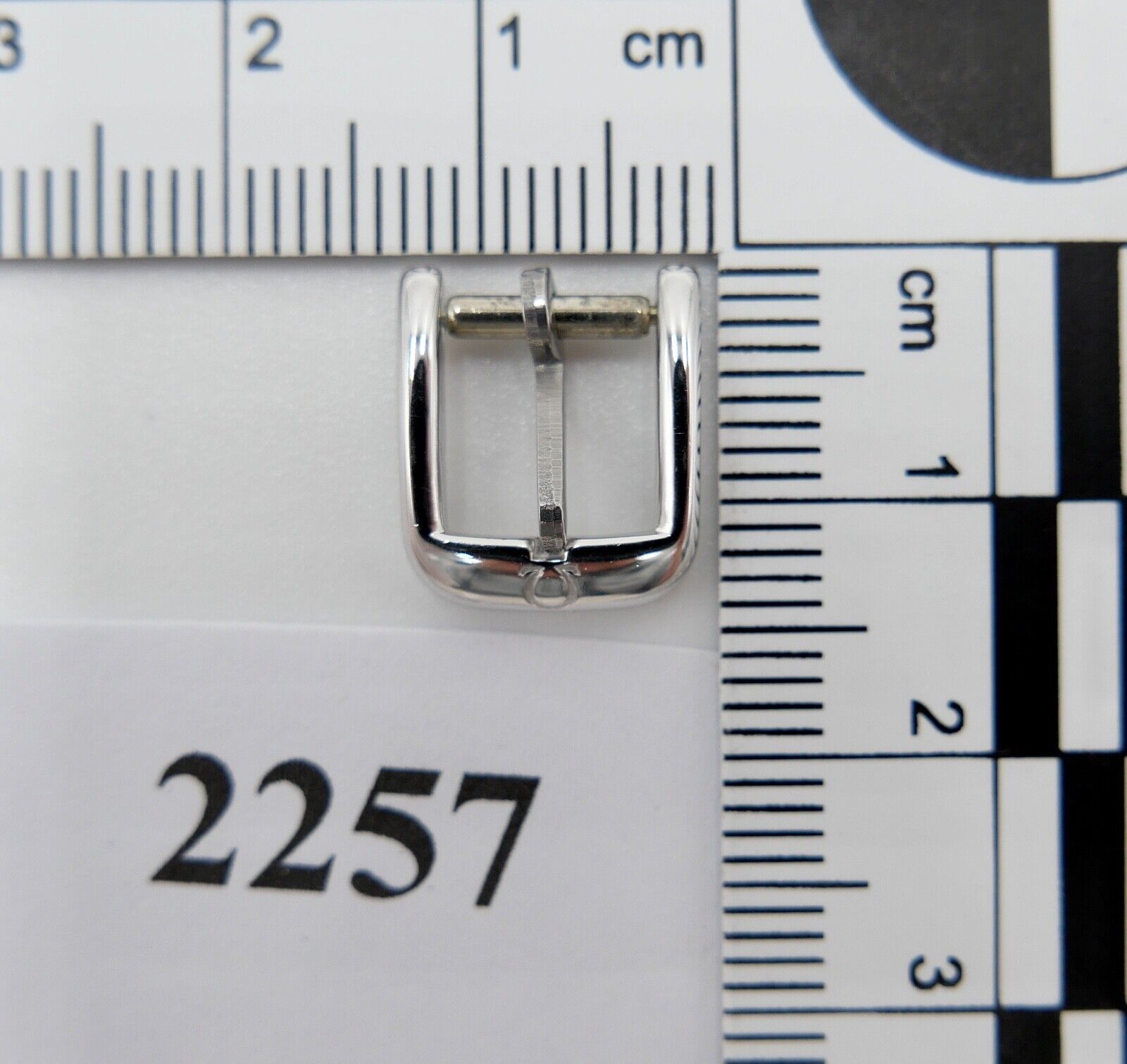 ORIGINAL alte OMEGA Dornschließe EDELSTAHL Armbanduhr 8mm CLASP BUCKLE - Antikhandel-Stuttgart