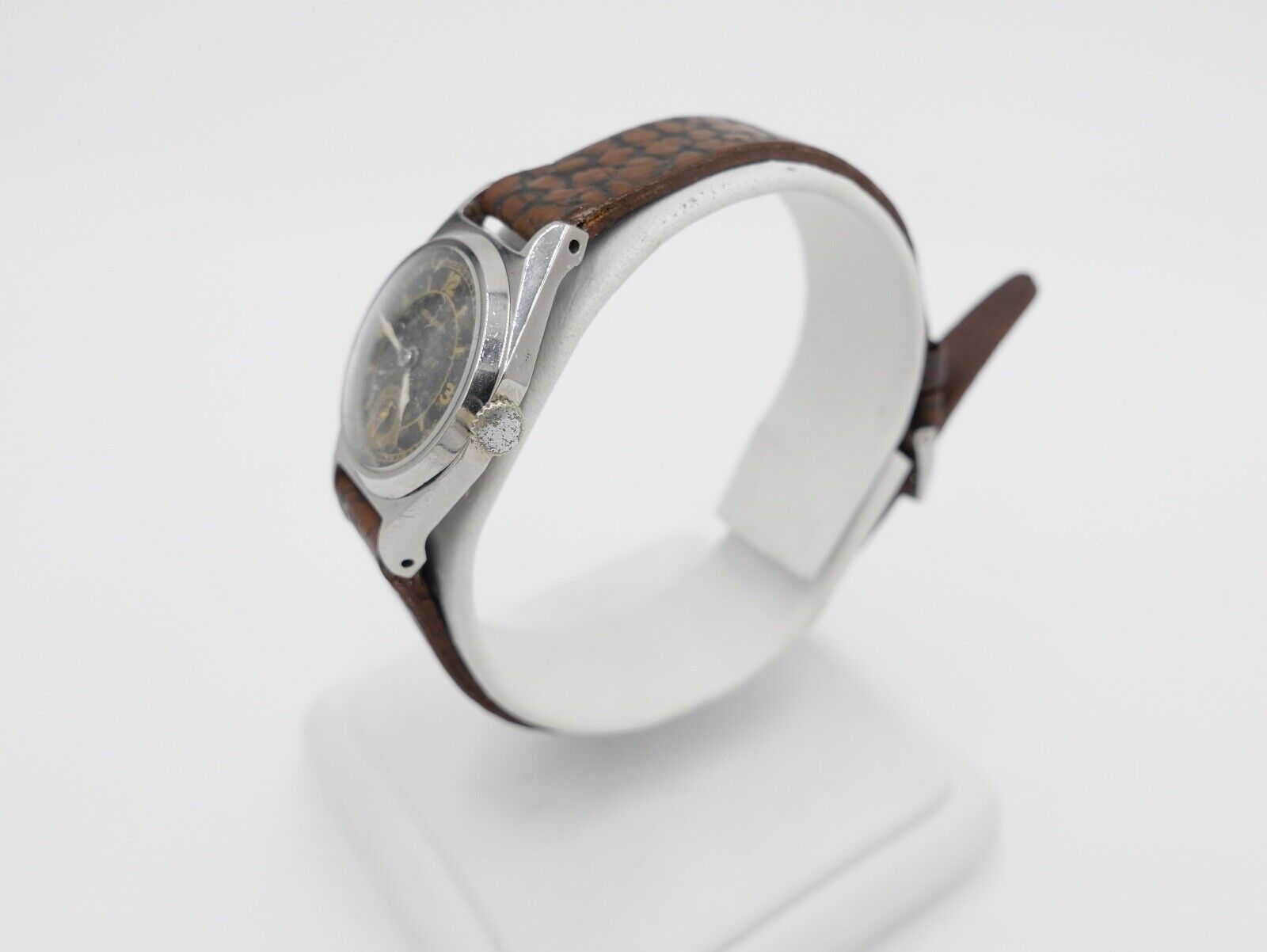 Moeris 1940er Jahre Art Deco Damenuhr Cal. 8 3/4 mit neuem Lederband - Antikhandel-Stuttgart