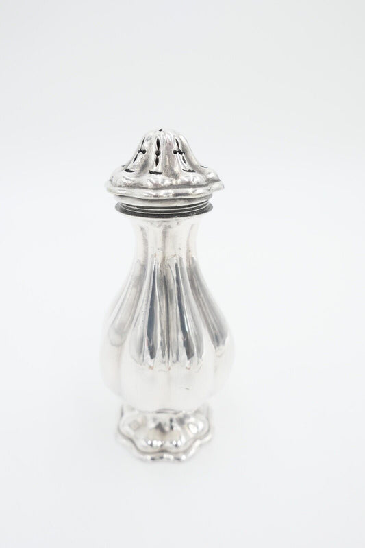 BMF / Berndorf 1870 - 1880 Alpacca Silber Salzstreuer Pfefferstreuer - Antikhandel-Stuttgart