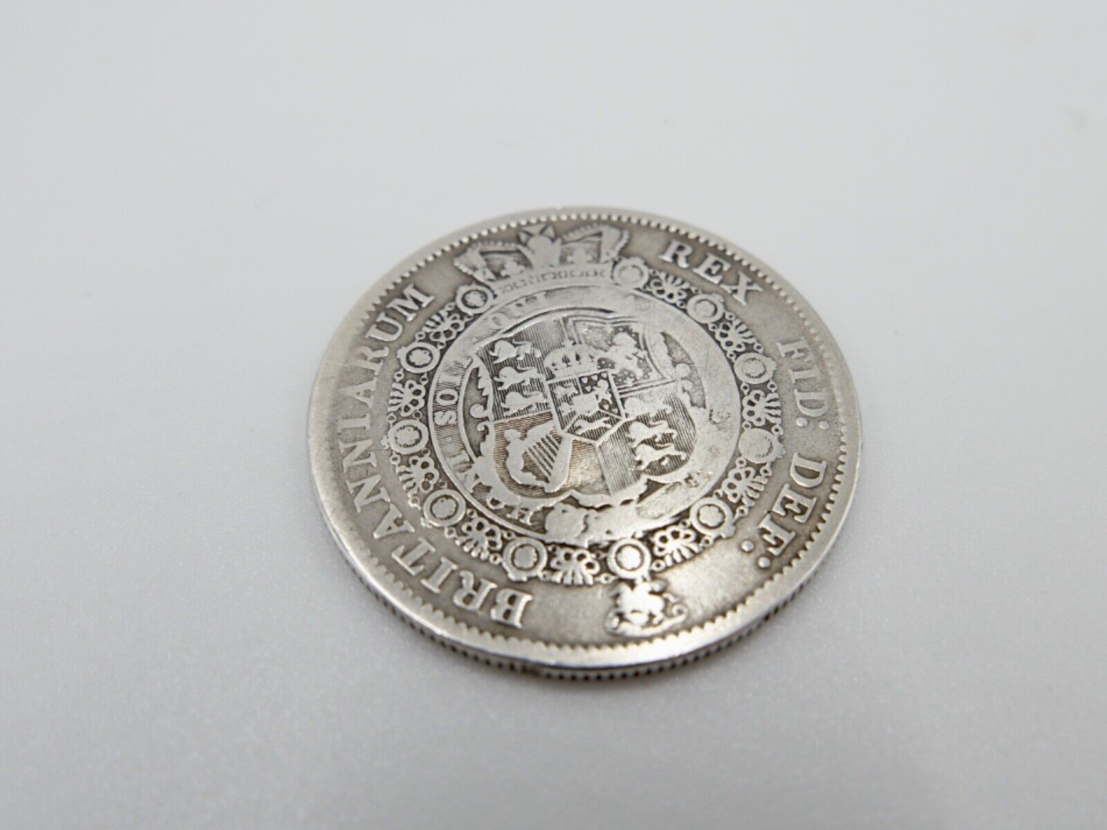 Großbritannien 1816 Half Crown Silbermünze Georgius III Dei Gratia - Antikhandel-Stuttgart