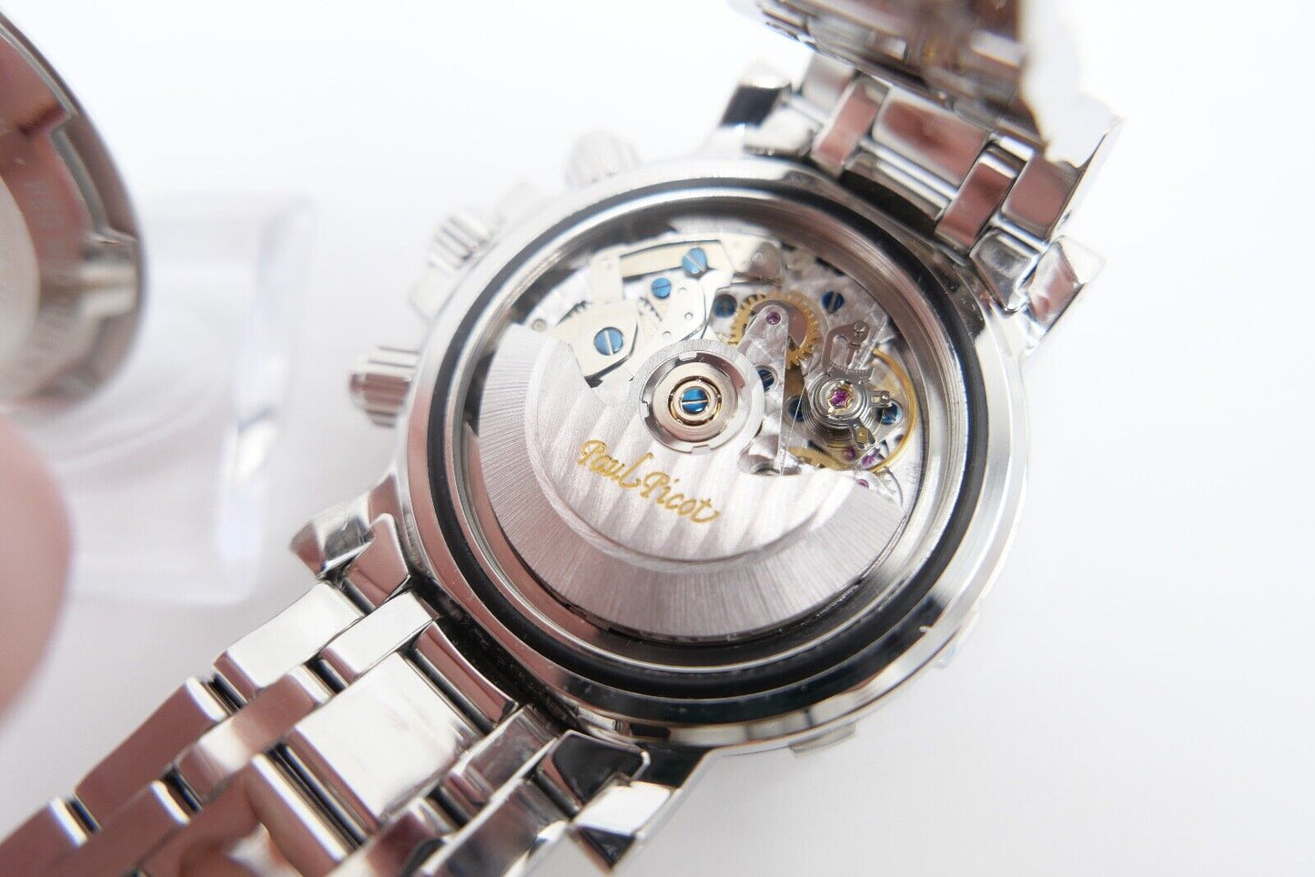 Paul Picot Yachtmann II Ref. 1027.SG Cal. 7750 Chronograph blaues Zifferblatt - Antikhandel-Stuttgart