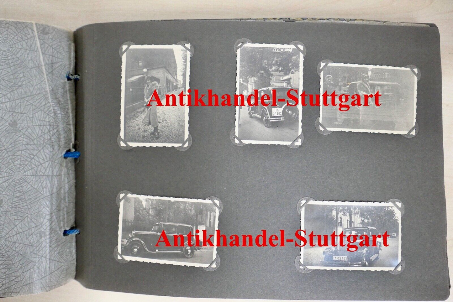 altes Fotoalbum aus 1930 " verliebtes wohlhabendes Paar auf Hochzeitsreise " - Antikhandel-Stuttgart