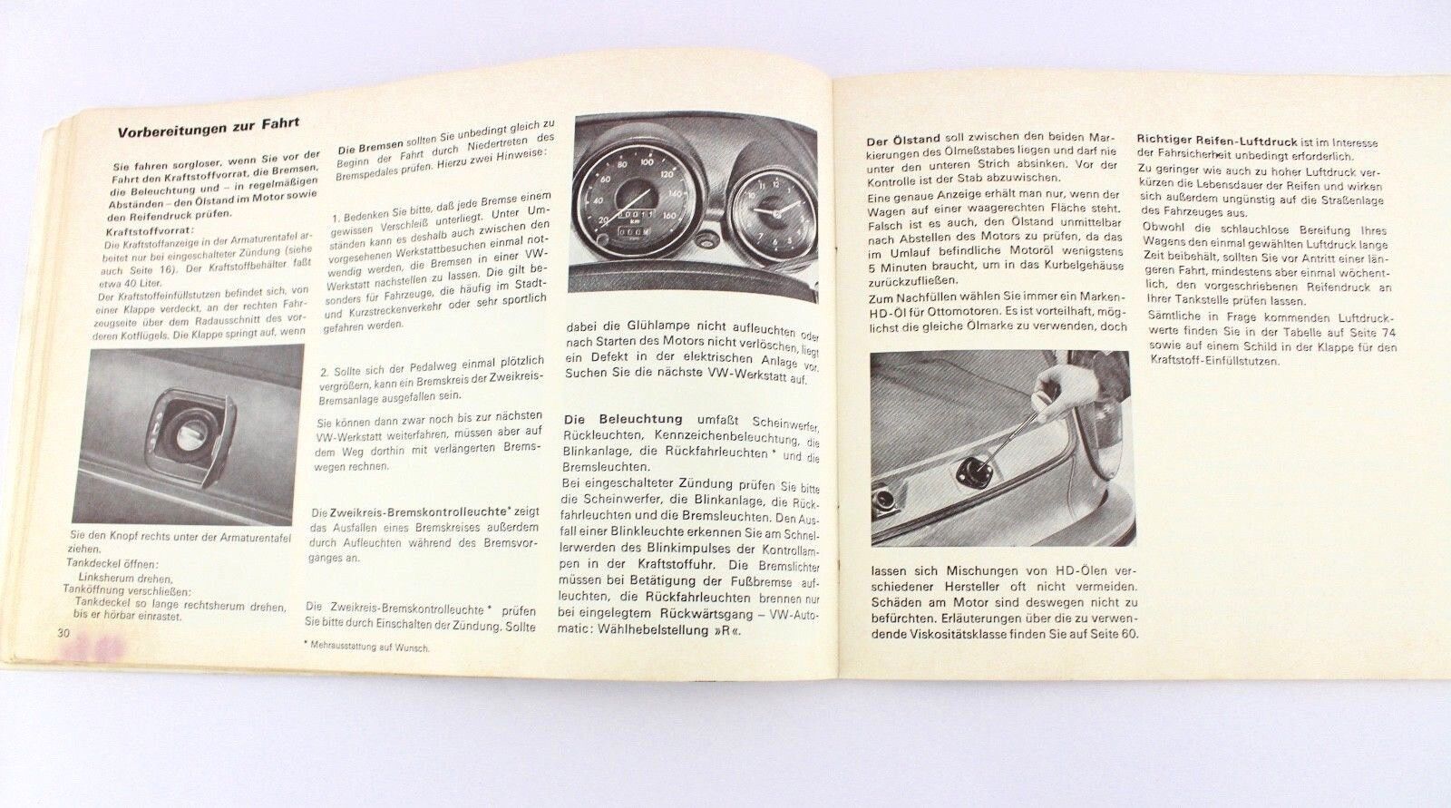 VW 1600 BETRIEBSANLEITUNG Ausgabe August 1971 Typ 3 Handbuch Volkswagen - Antikhandel-Stuttgart