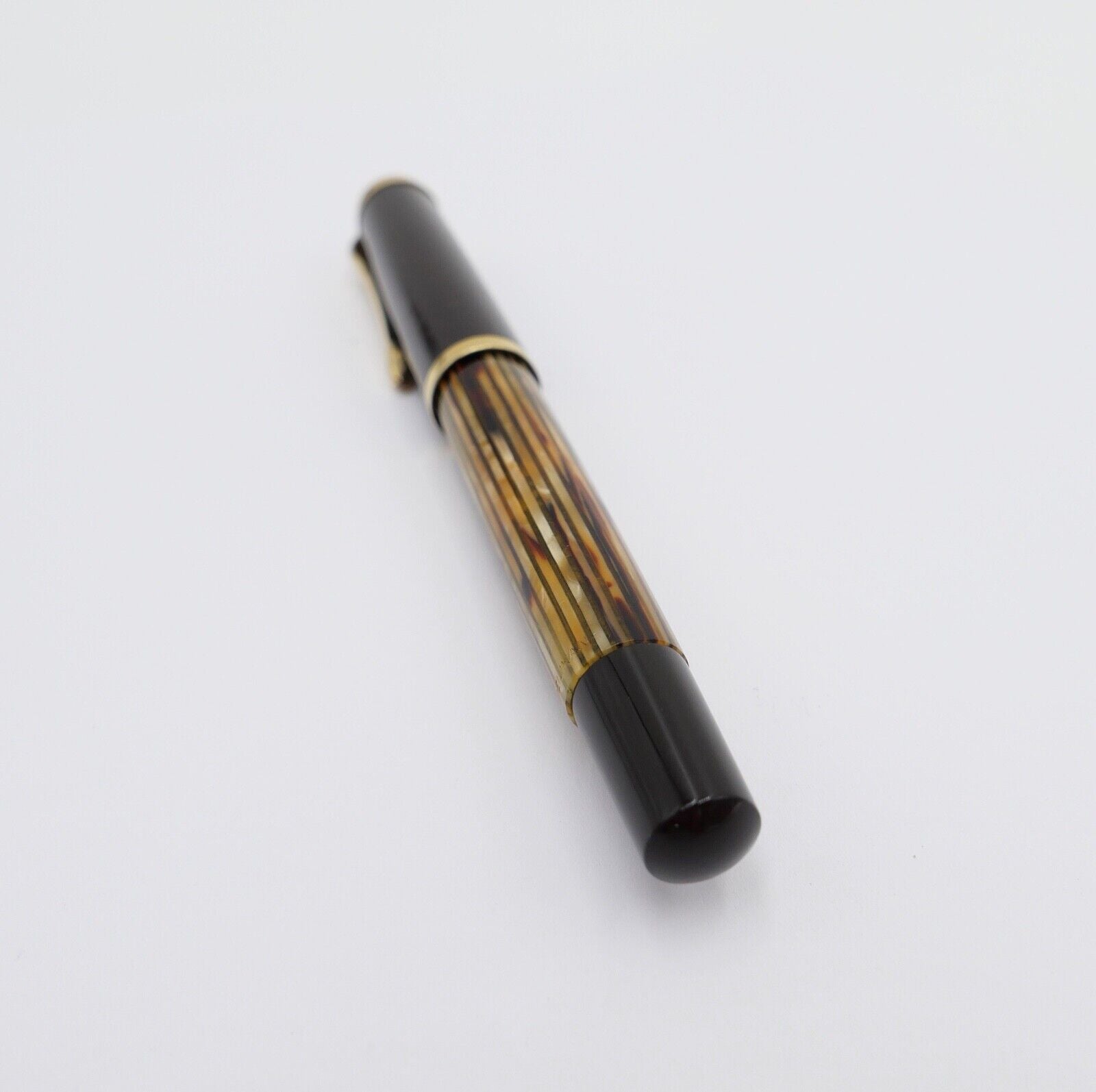 PELIKAN 400 Füller 585 / 14Ct Goldfeder Kolbenfüller Schildpatt M - Antikhandel-Stuttgart