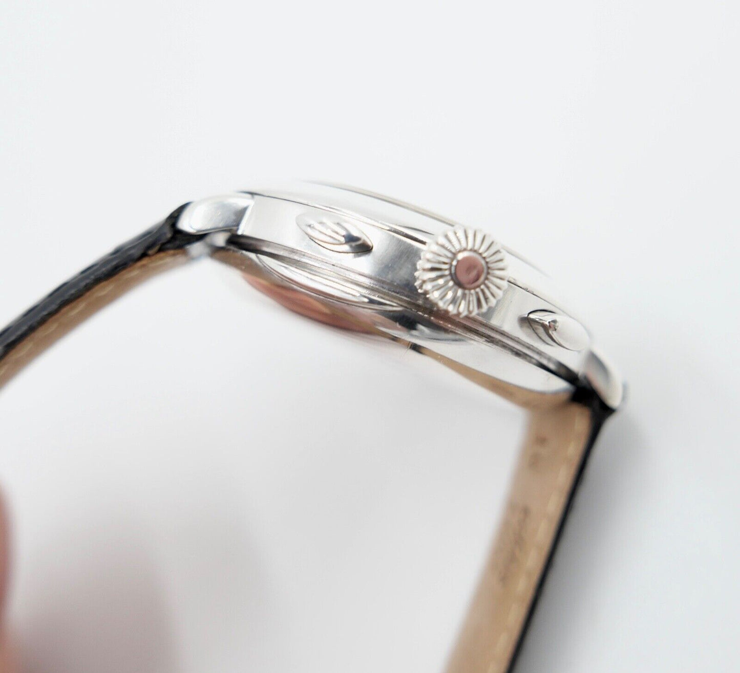 Vintage Eberhard & Co Chronograph 310-8 31008 cal. 14 inkl. Papiere 925 Silber - Antikhandel-Stuttgart