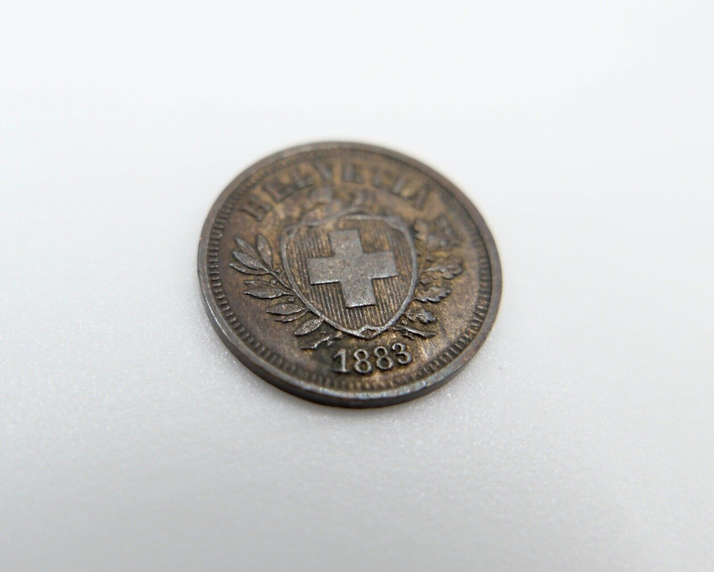 1 Rappen Schweiz 1883 in VZ Helvetia - Antikhandel-Stuttgart