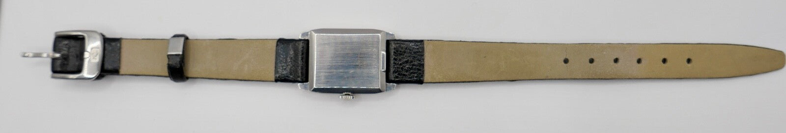 70er Klassische LONGINES Damenuhr Cal. 460 neues Lederarmband Handaufzug 21x18mm