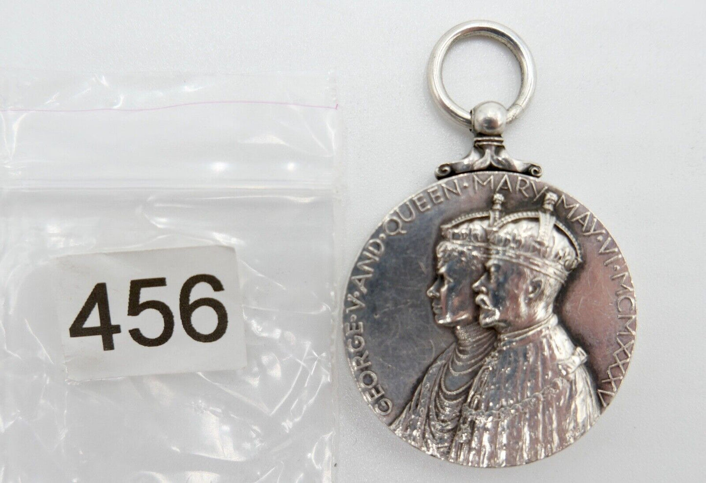 Medaille 1910 1935 JUBILEE MEDAL Silber Jubiläum KING GEORGE & QUEEN MARY - Antikhandel-Stuttgart