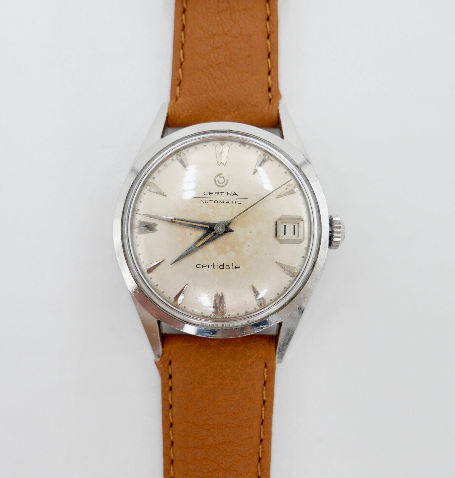 Certina Certidate Automatik Ref. 2852.1 Vintage 1960er Jahre Armbanduhr - Antikhandel-Stuttgart