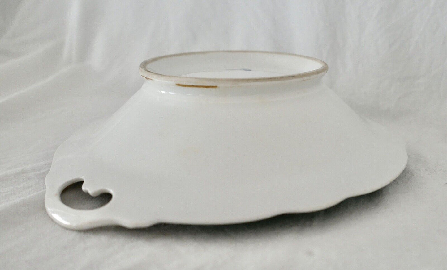 Antike " KPM Krister " Porzellan Schale / Teller Ø 28 cm 1837-1844 Goldrand - Antikhandel-Stuttgart