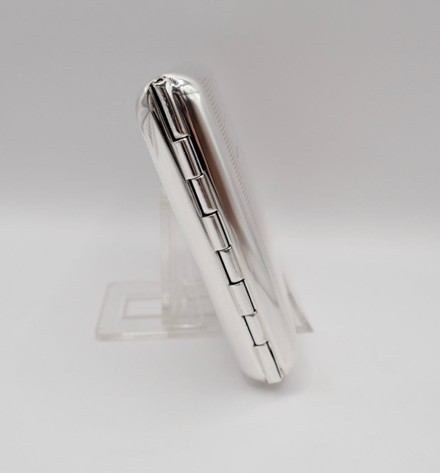 Altes Zigarettenetui 925 Silber Silberetui Gravur Monogramm Initialen M.H.