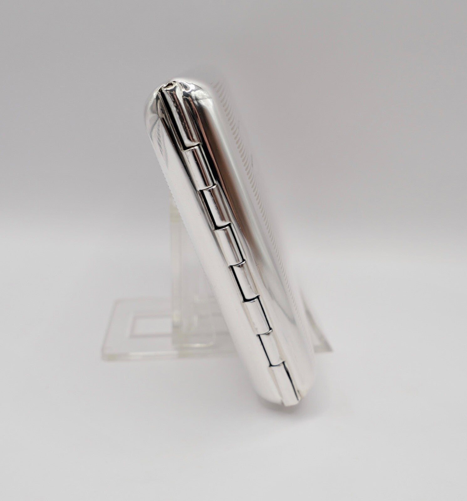 Altes Zigarettenetui 925 Silber Silberetui Gravur Monogramm Initialen M.H.