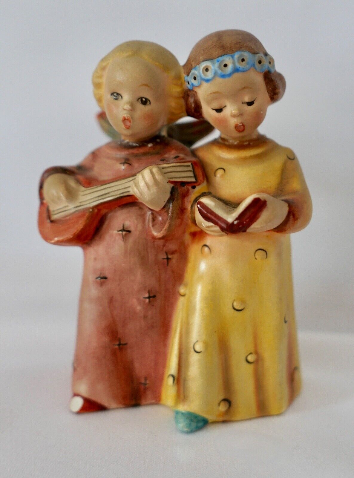 Orig Hummel Figur 144 " Singende Engel " Goebel Porzellan ANGELIC SONG 50-60er - Antikhandel-Stuttgart