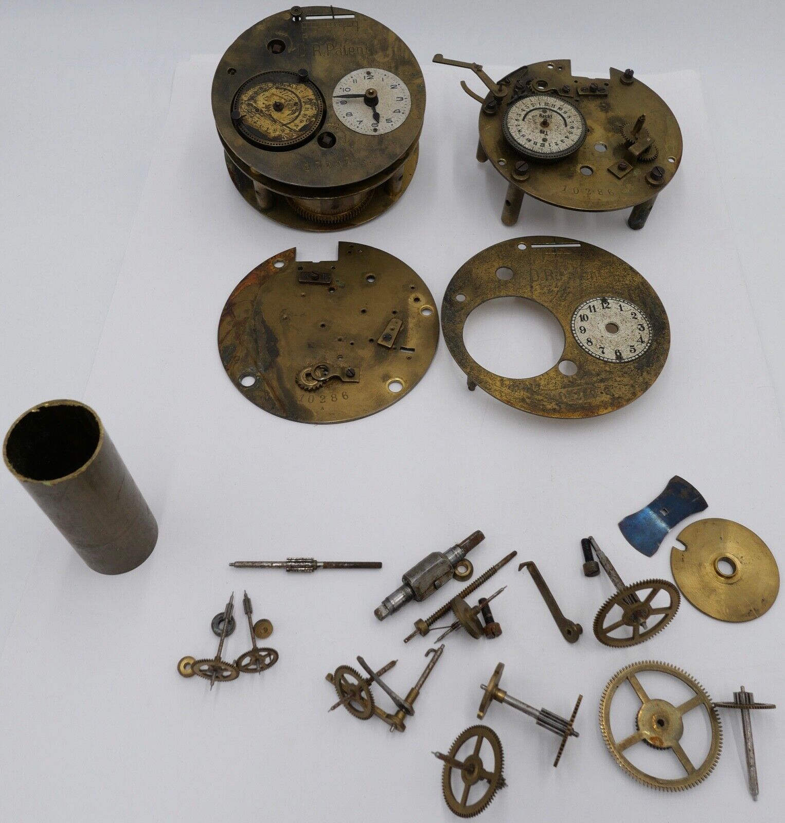 D.R . Patent Zeitschaltuhr Straßenlaterne / Gaslaterne Uhrmacherauflösung defekt - Antikhandel-Stuttgart