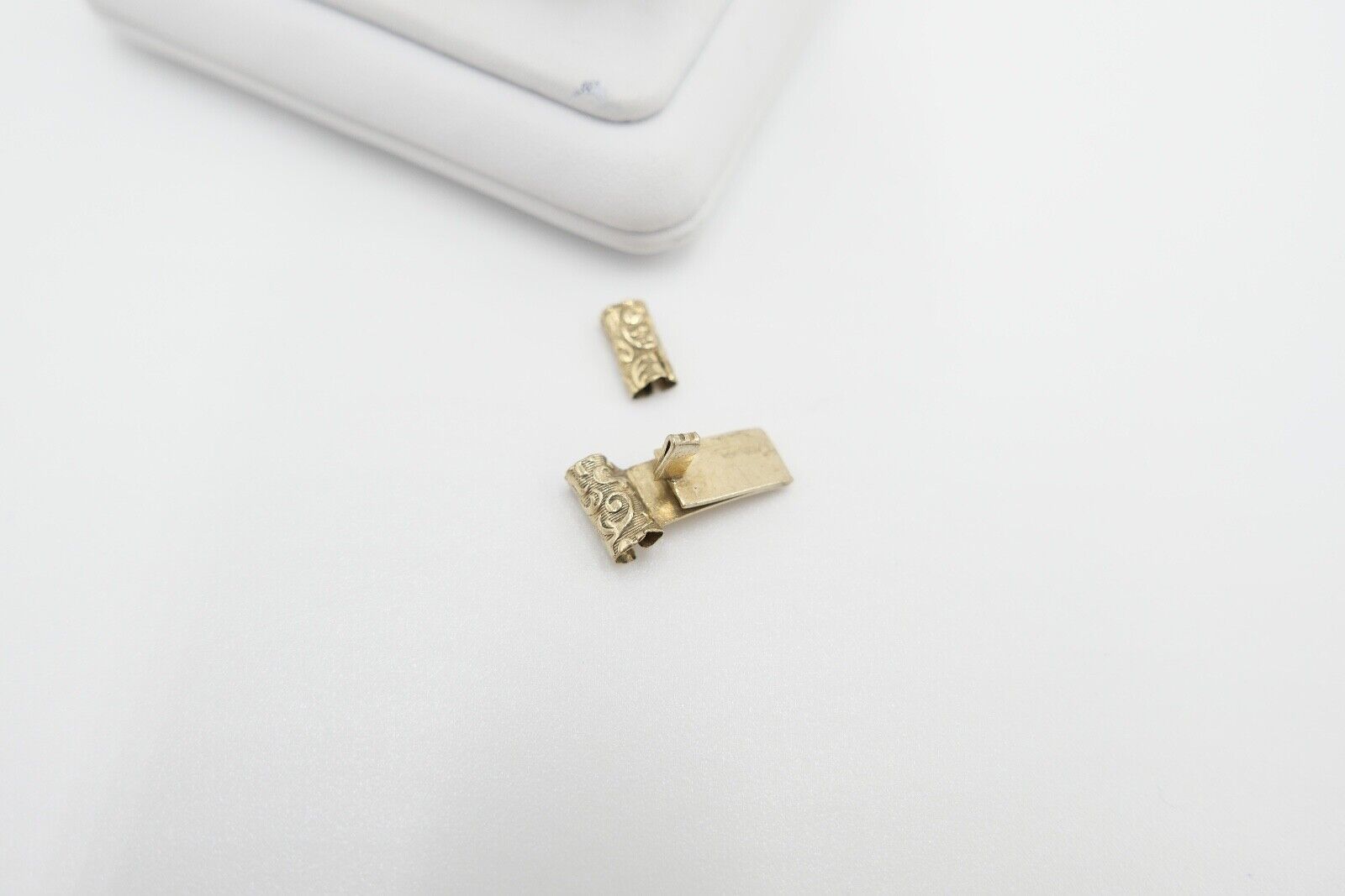 antik um 1900 JUGENDSTIL Armband vergoldet mit blauen Glassteinen floral - Antikhandel-Stuttgart