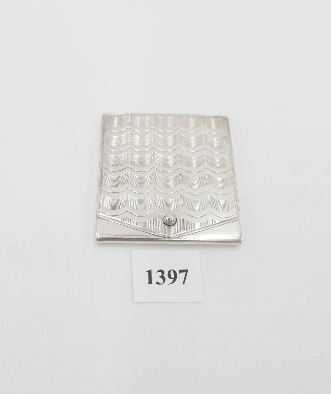 um 1930 Streichholzetui 835 Silber 32,8 Gr Silberetui Marianne Gravur - Antikhandel-Stuttgart