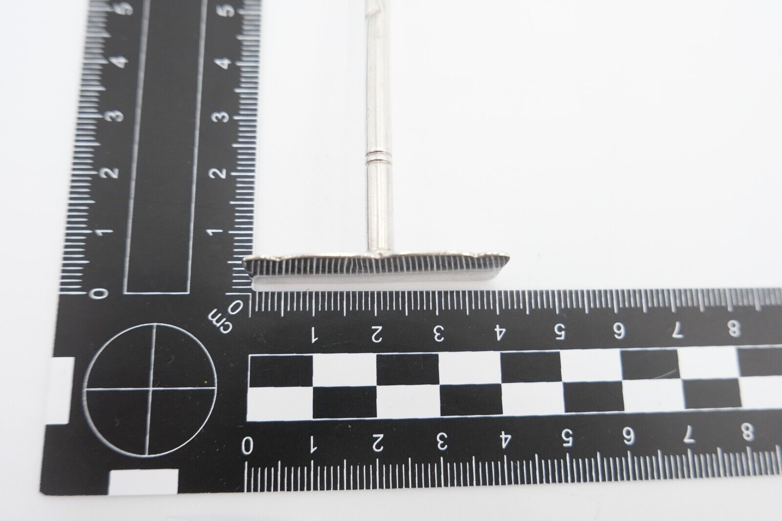 antiker Breischieber Lutz & Weiß Pforzheim 800 Silber gedrechselter Griff - Antikhandel-Stuttgart