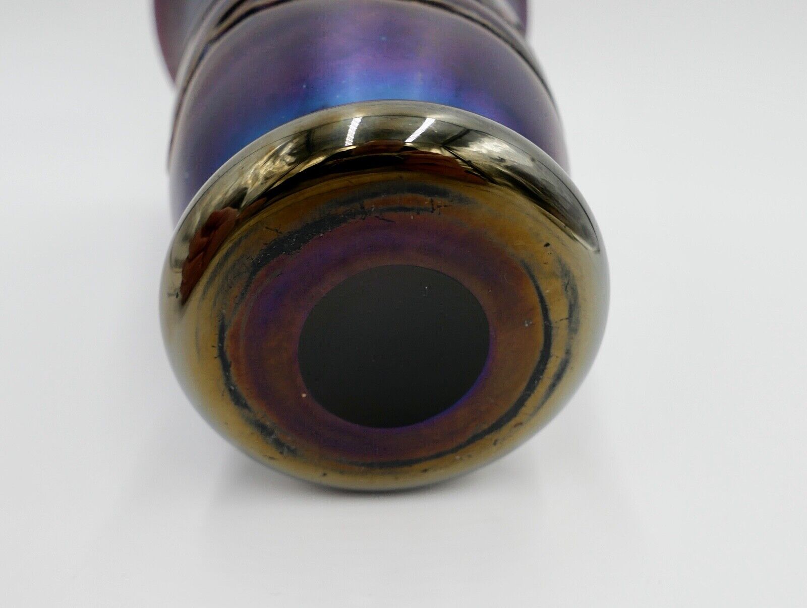 um 1900 Ferdinand von Poschinger Jugendstil Vase Fadendekor antik - Antikhandel-Stuttgart