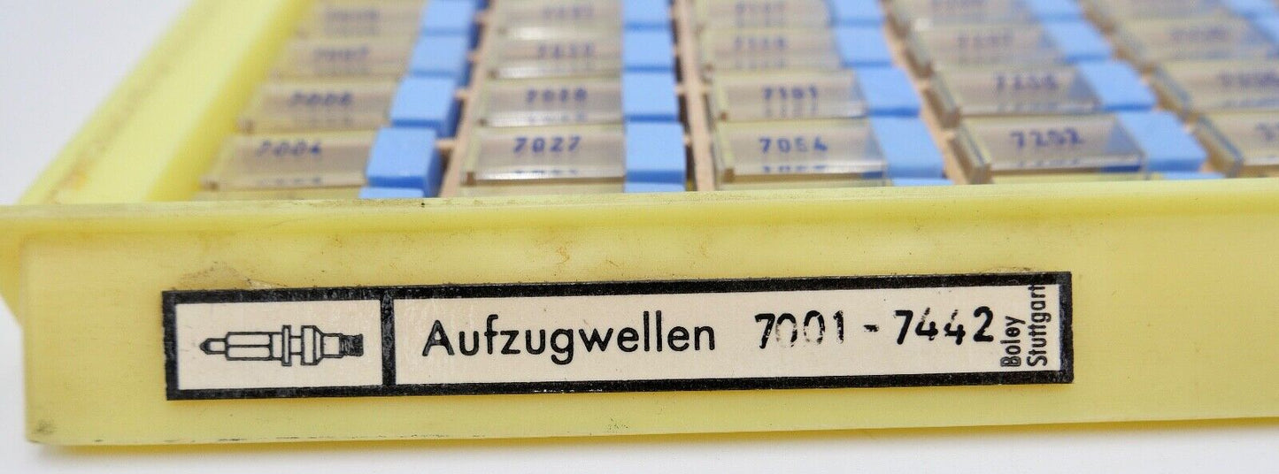 Konvolut AUFZUGSWELLE / AUFZUGSWELLEN 7001 - 7442 NEU BOLEY ( NOS ) - Antikhandel-Stuttgart