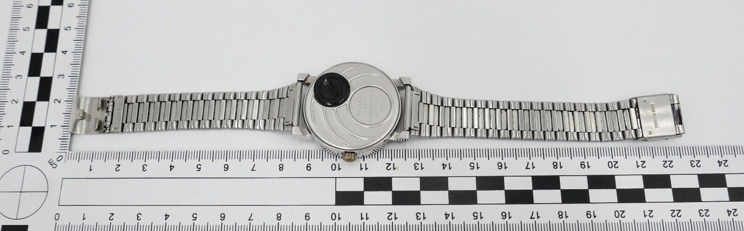 TISSOT D380 Edelstahl Herrenuhr Quarz Digital 80er Jahre ADA DIGI - Antikhandel-Stuttgart