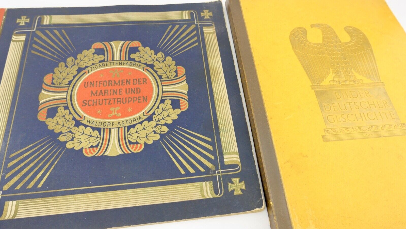 2x Alben Uniformen der Marine und Schutztruppen & Bilder Deutscher Geschichte - Antikhandel-Stuttgart