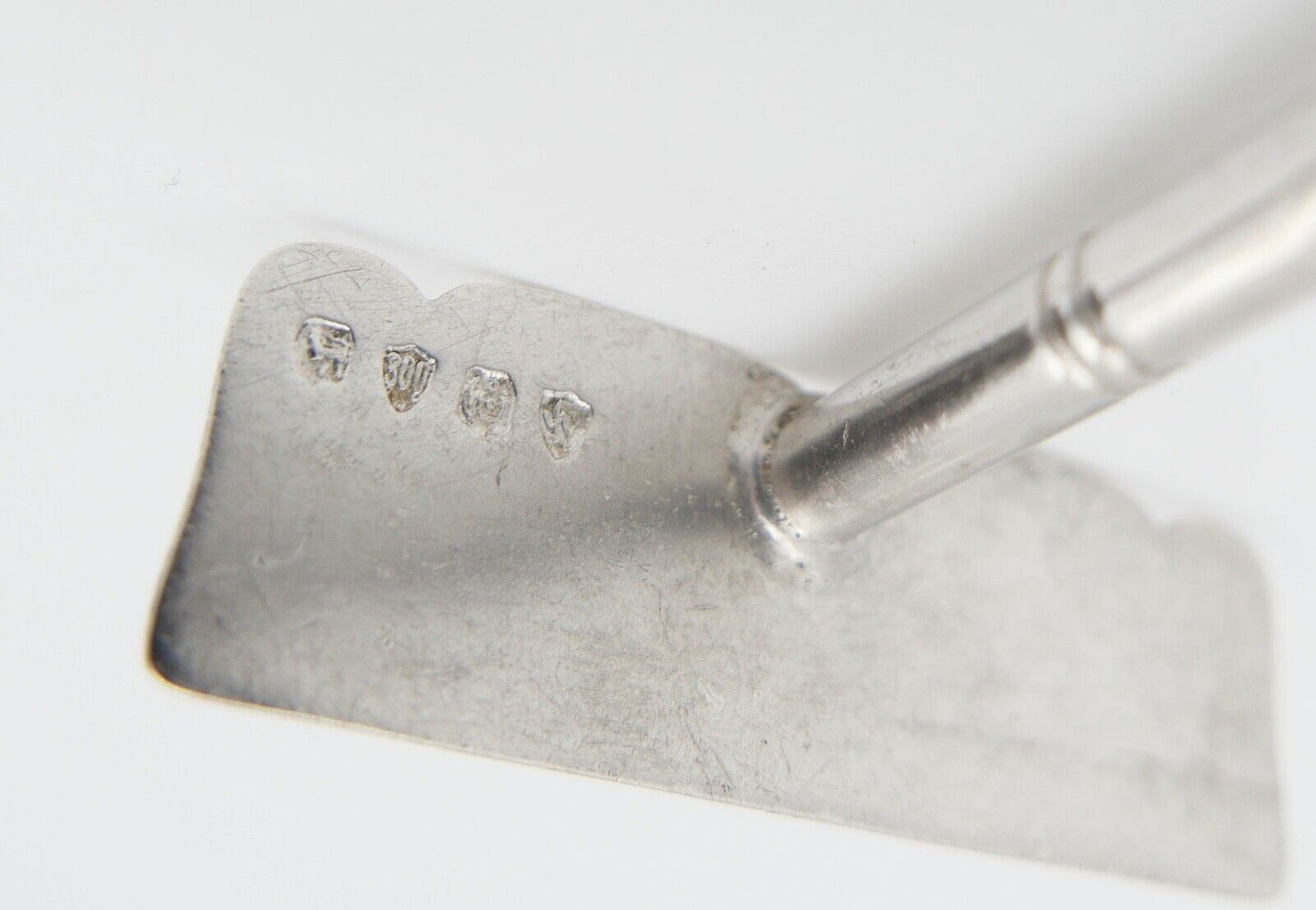 antiker Breischieber Lutz & Weiß Pforzheim 800 Silber gedrechselter Griff - Antikhandel-Stuttgart