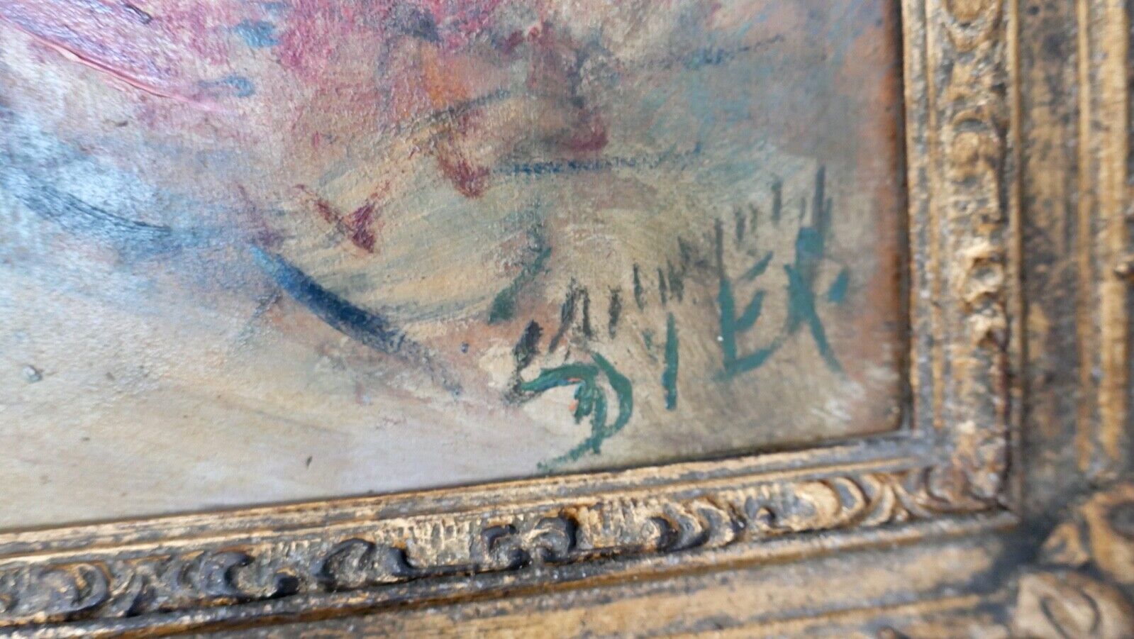 Ölgemälde " Erhard Amadeus Dier " (1893-1969) Wien ALT WIEN 95x75cm 1930-40er - Antikhandel-Stuttgart